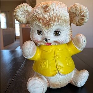 1960s Edward Mobley Bear squeaky toy